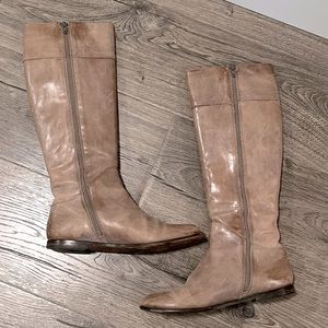 Italian leather riding boots, size 37.5
